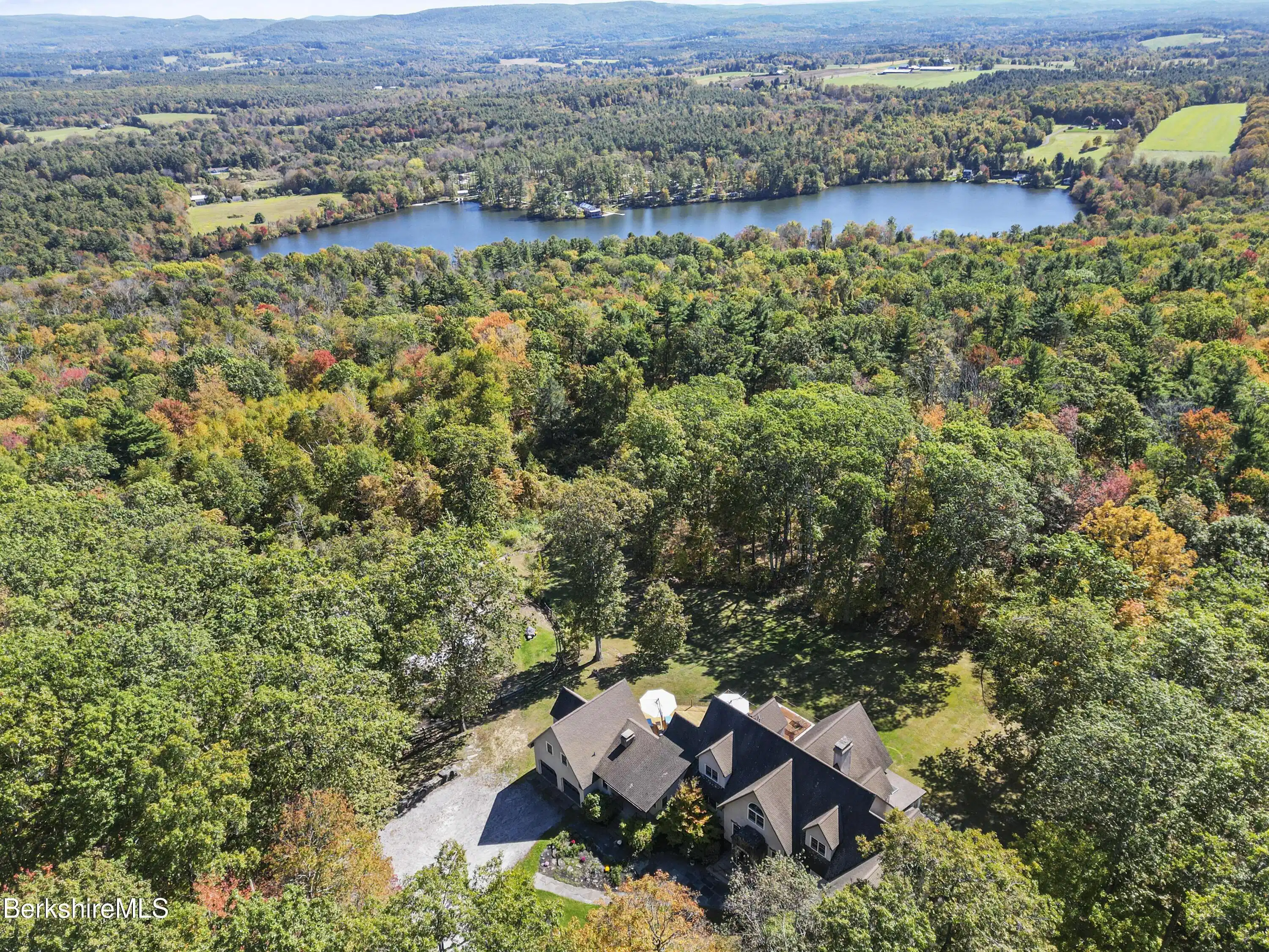 Image 1: Aerial Property View