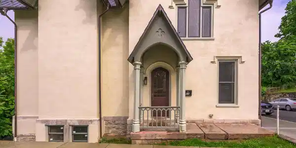 Image 2: Front entrance post rain