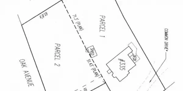 Image 2: Survey of both parcels