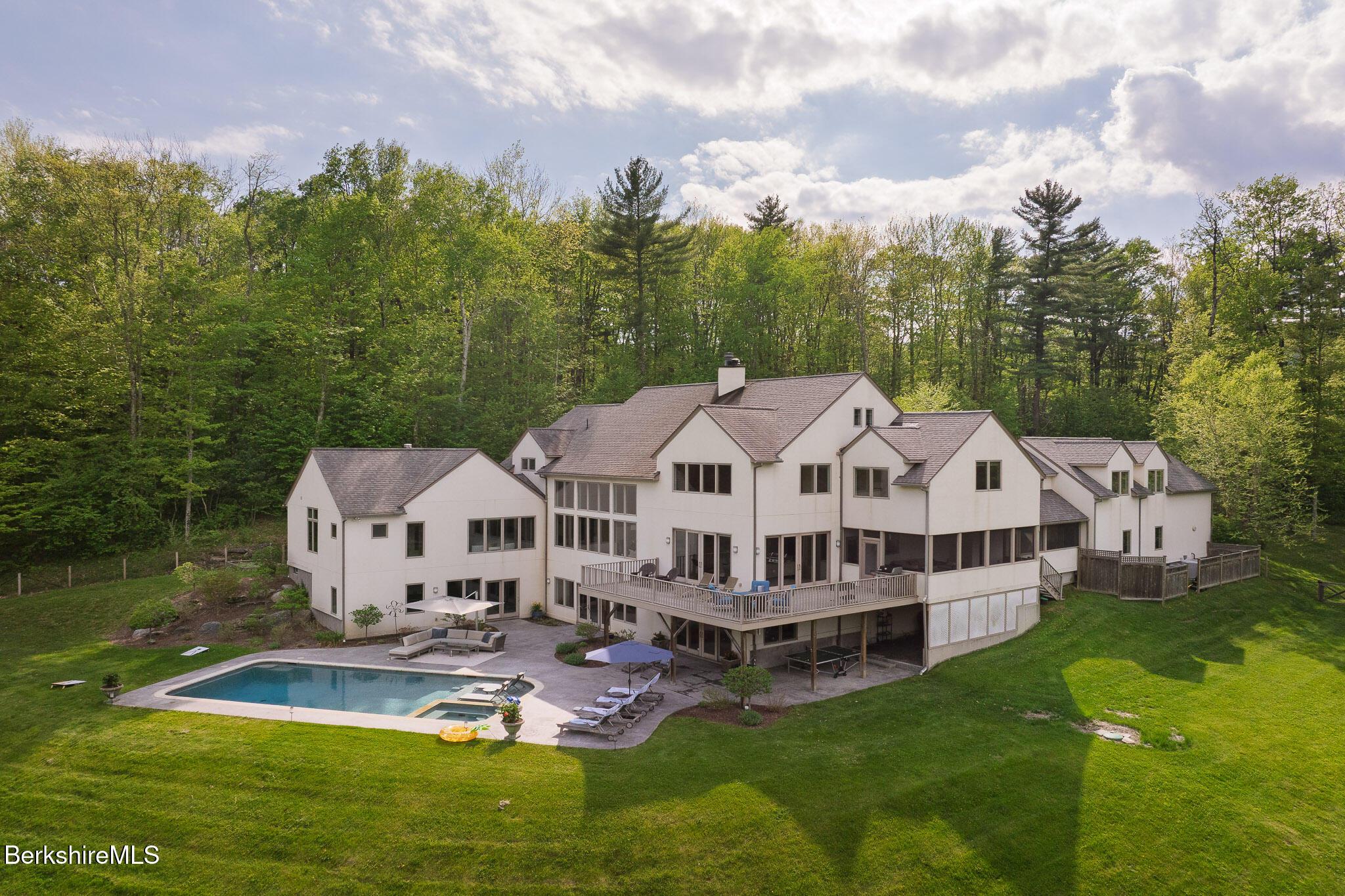 Image 1: Aerial of house