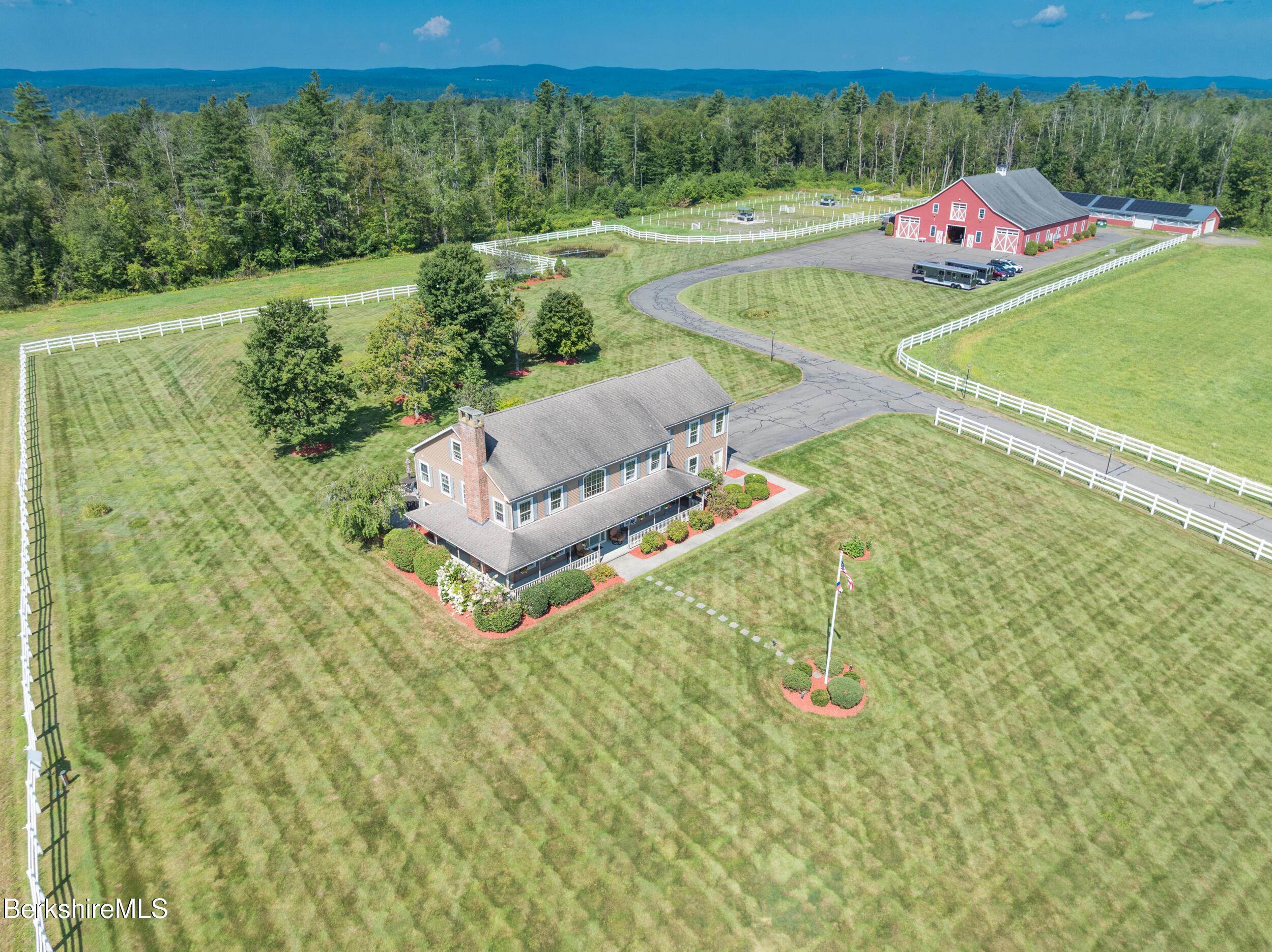 Image 1: Main Home with pasture views