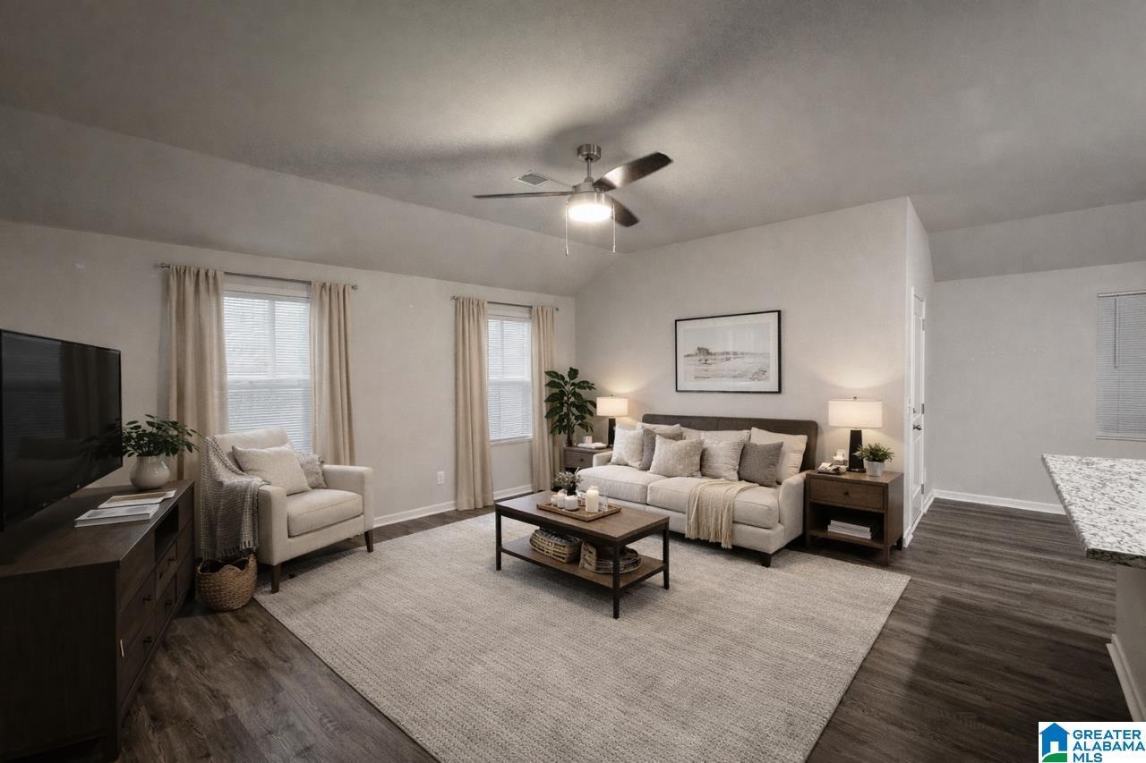 Image 3: Virtually Staged LR 2nd View