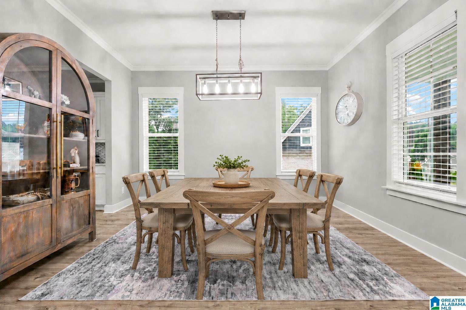 Image 4: Virtually Staged Dining Area