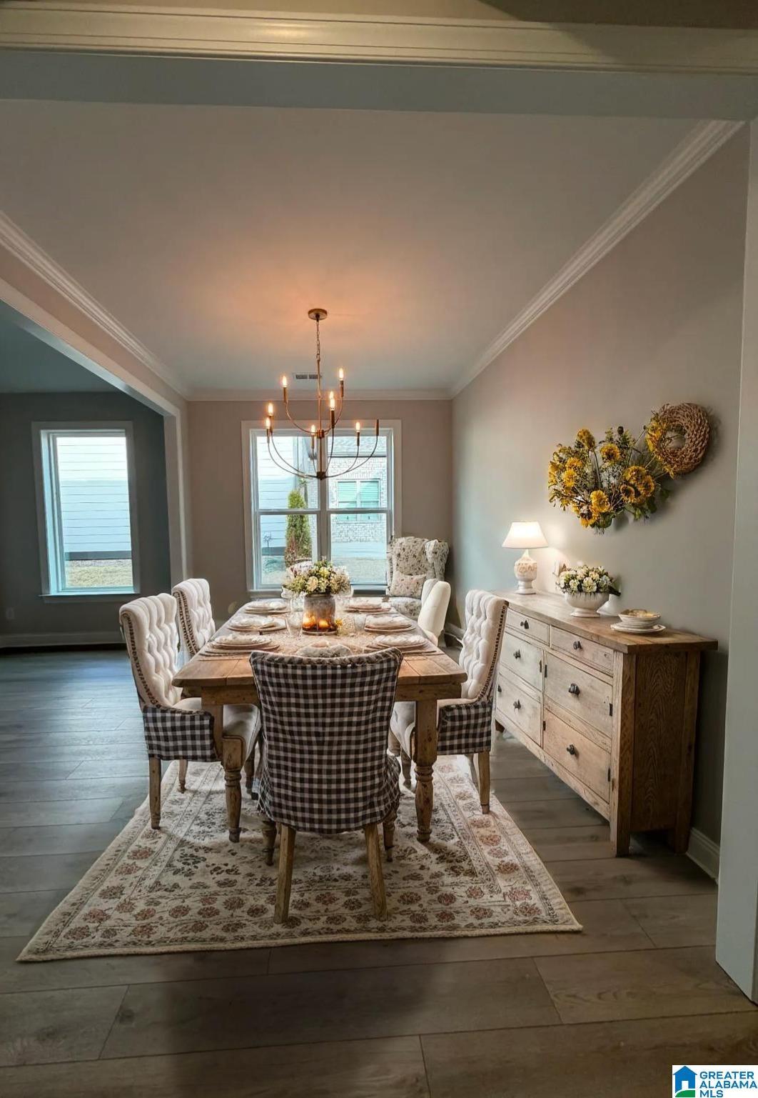 Image 4: Virtually Staged Dining Room