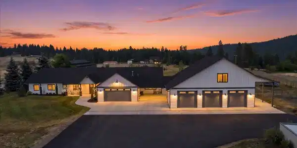 Image 2: 01-Twilight Aerial Front of Home