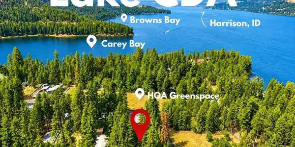 Image 3: View North Lake CDA Markers