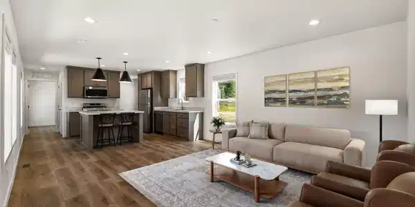 Image 3: 3 Livingroom Virtual Staging
