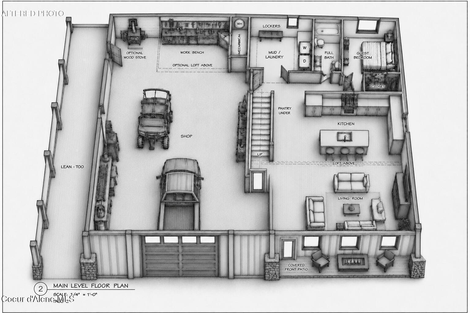 Image 3: BLANCHARD MAIN FLOOR 3D...