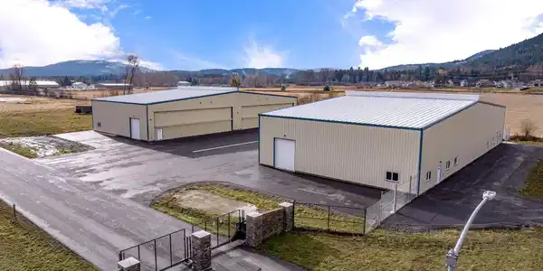 Image 2: Two Duplex Hangars