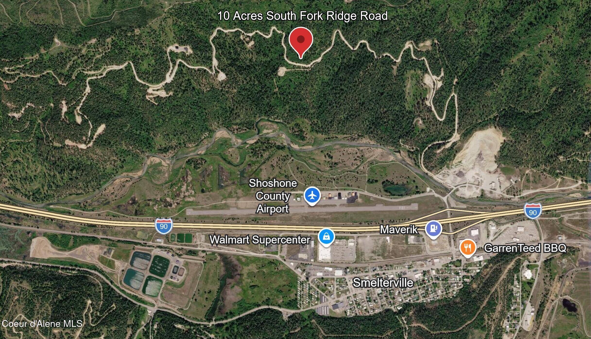 Image 4: Map south fork ridge road