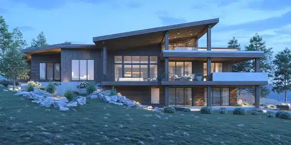 Image 2: Rendering of Rear Elevation