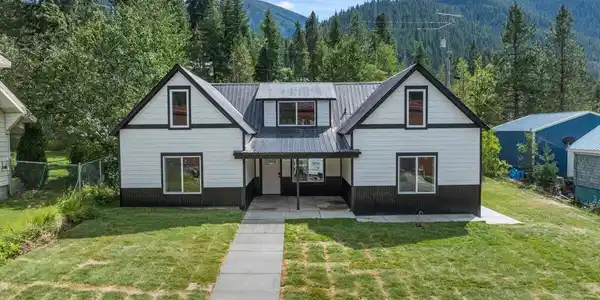 Image 2: 04-Aerial front of home