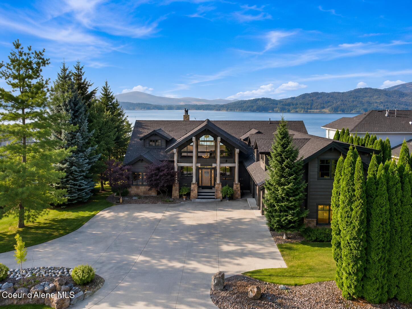 Image 2: Aerial View/Front Of Home