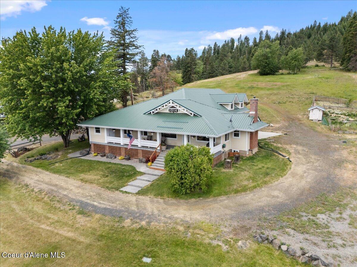 Image 3: Aerial front of home