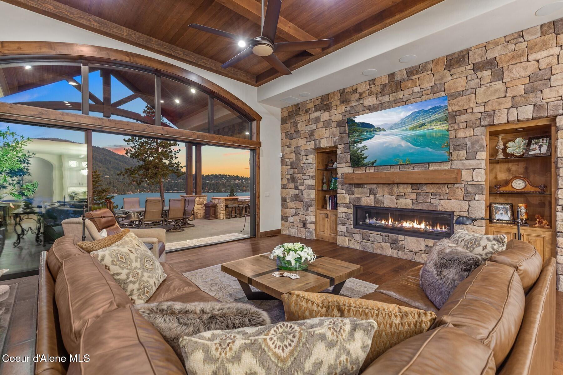 Image 4: Great Room overlooking the lake