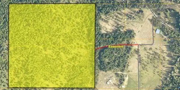 Image 2: Aerial showing easement