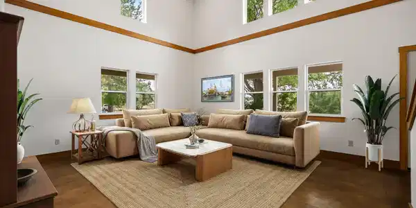 Image 2: Virtually staged living room