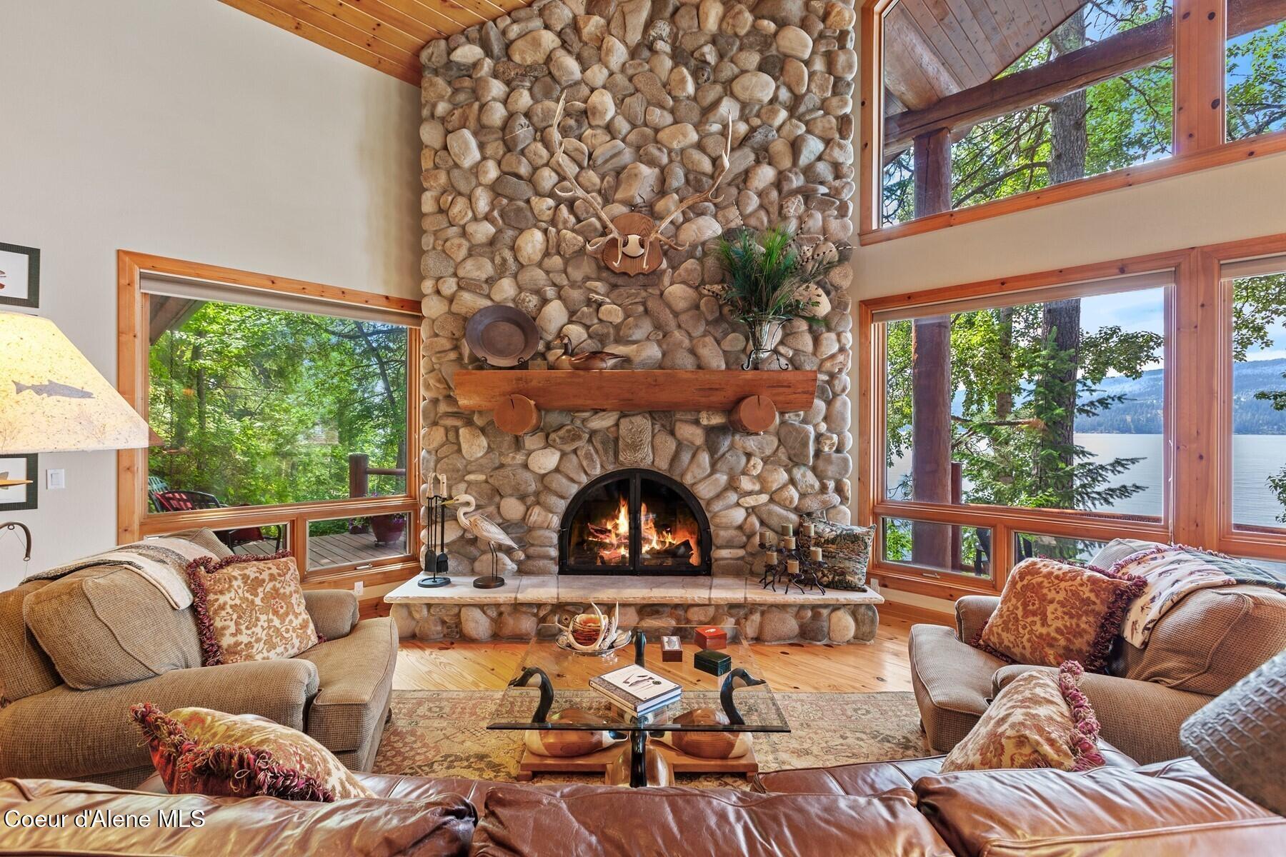Image 4: Idaho Stone Fireplace