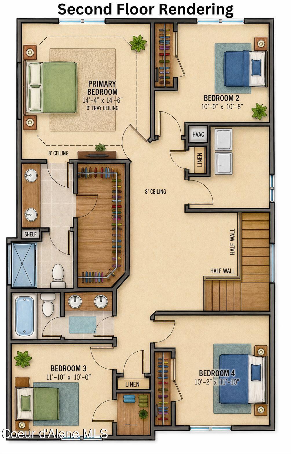 Image 4: Second Floor Rendering