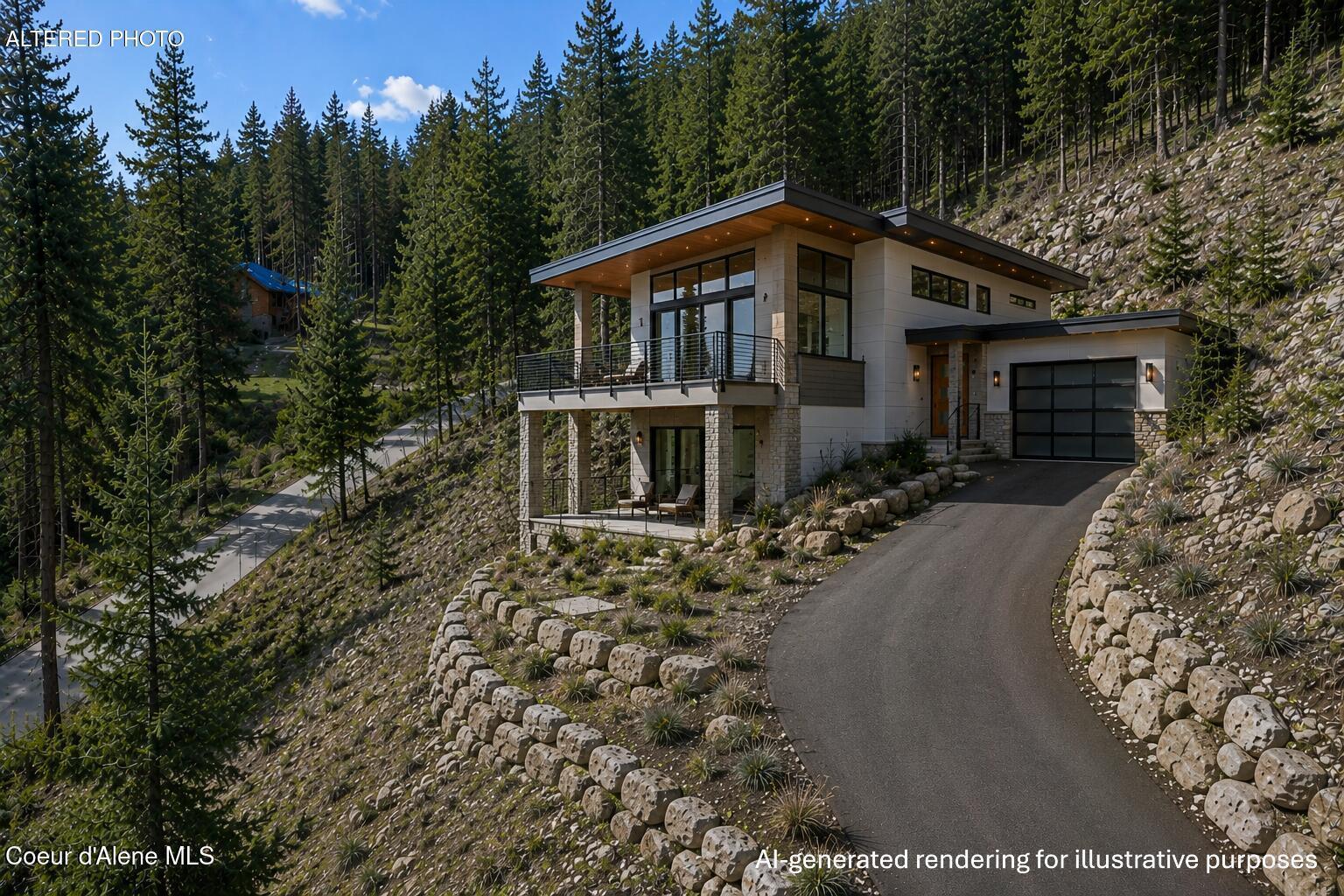 Image 2: AI Rendering of house