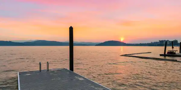 Image 3: Private Dock on Lake CDA