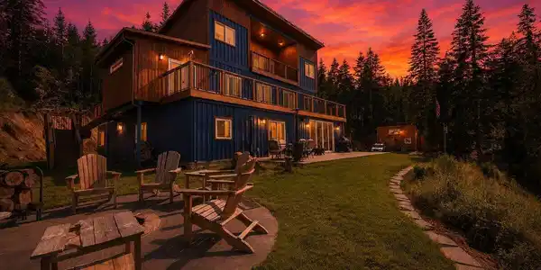 Image 2: Exterior at Dusk