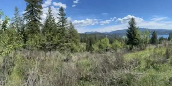 Image 2: South-facing lot with lake and mountain