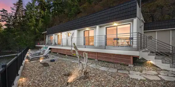 Image 2: 02-Back of home twilight