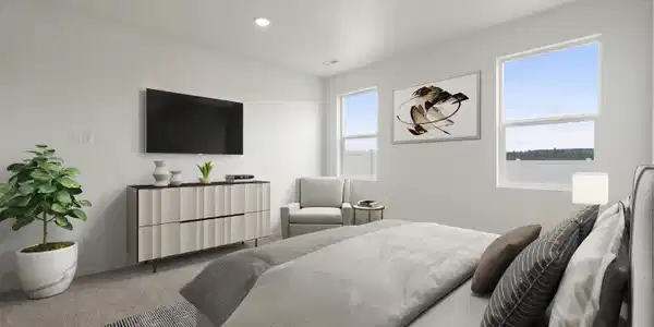 Image 4: Virtually Staged - Primary bedroom VS