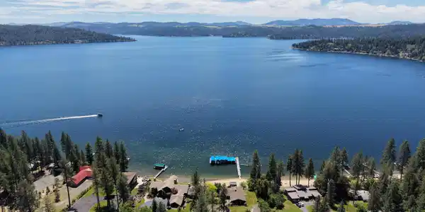 Image 2: Aerial View with Lake Below