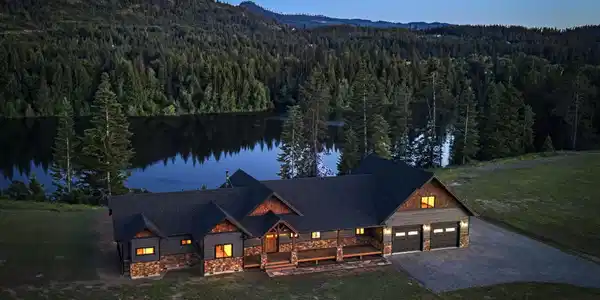 Image 3: Front Exterior Twilight