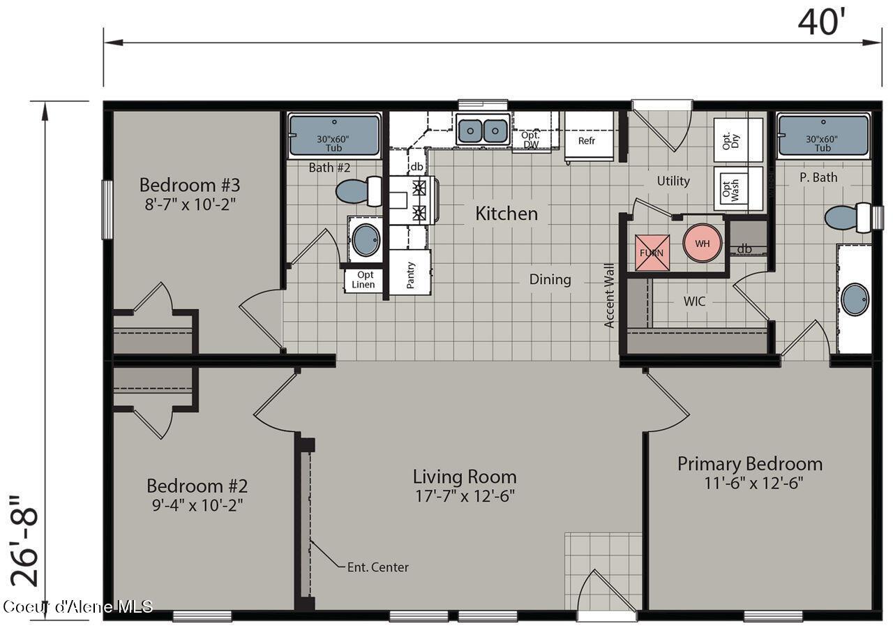 Image 2: Manufactured Home Floor Plan