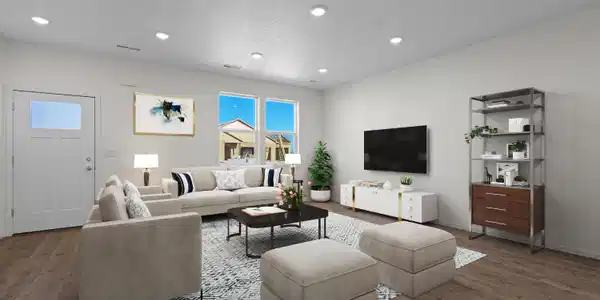 Image 2: Living Room Virtually Staged