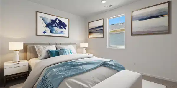 Image 4: Primary bedroom virtually staged