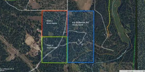 Image 3: Wolverine Rd Aerial All 3 parcels close