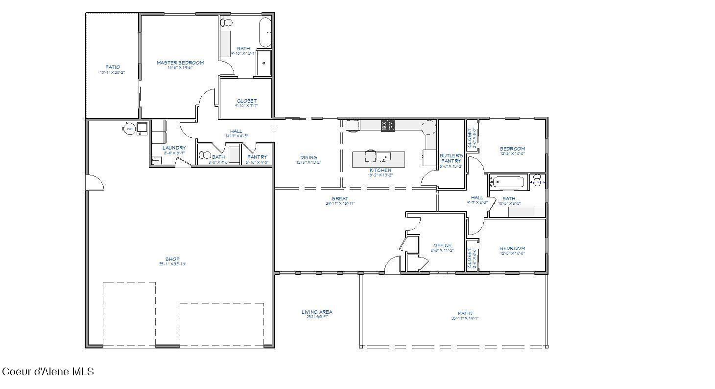 Image 4: Blazing Saddle Floorplan