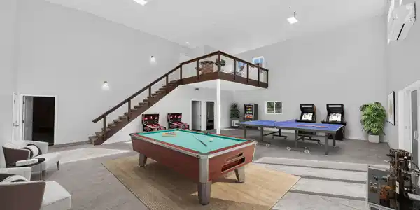 Image 2: 60-web-or-mls-gaming area pingpong-pool