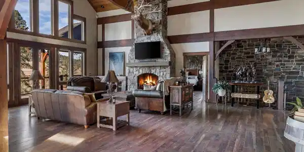 Image 4: Montana Stone Fireplace