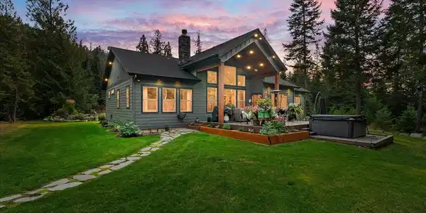 Image 2: Back of home twilght