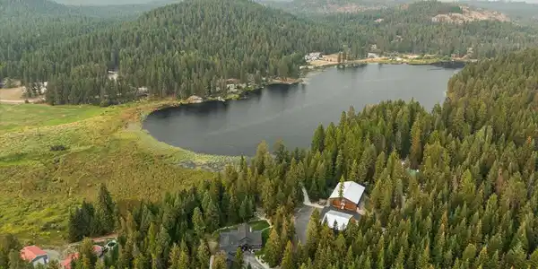 Image 4: Aerial front of home