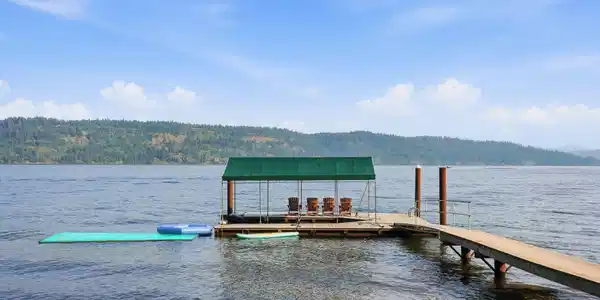 Image 3: Private Dock with Covered Slip