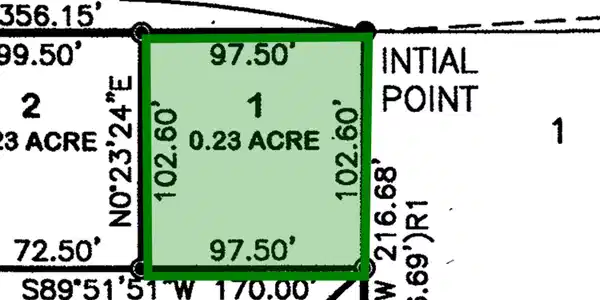 Image 4: Lot 1 Plat Highlight