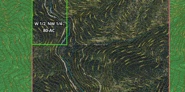 Image 3: 80-Acre Parcel Map MLS