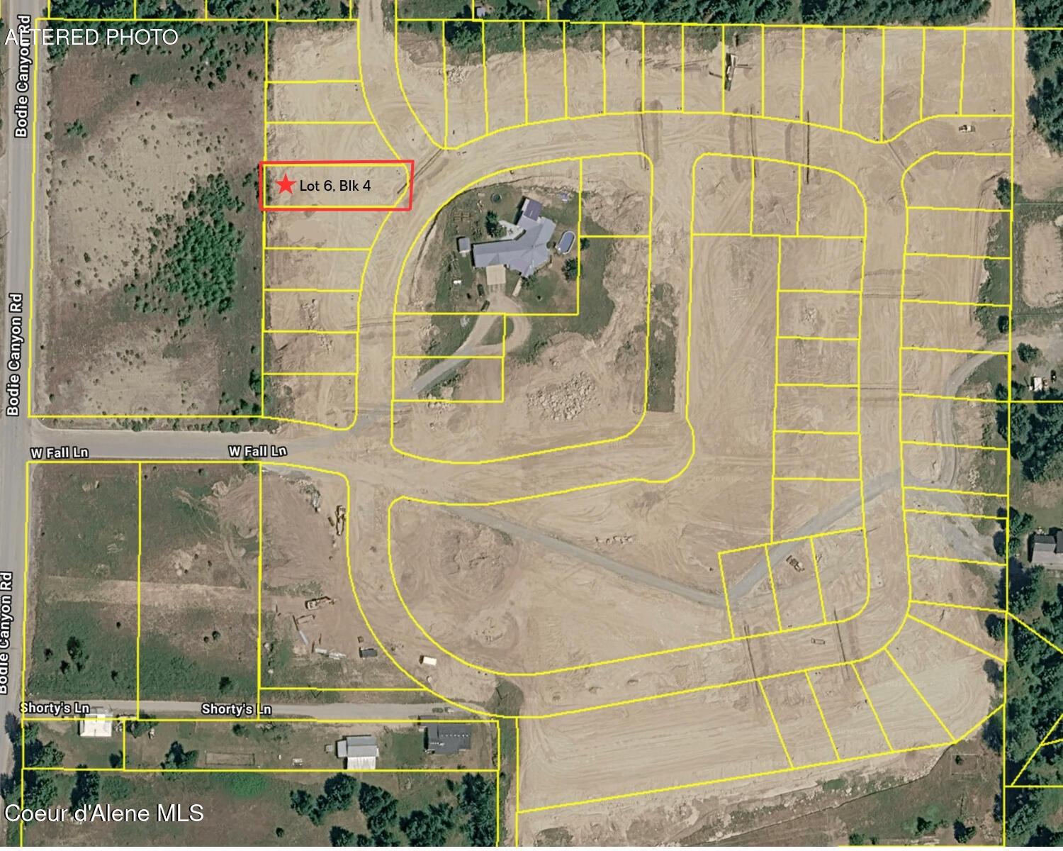 Image 1: Lot 6, Blk 4 Bodie Canyon Lots Map