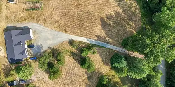 Image 3: Aerial view of home property