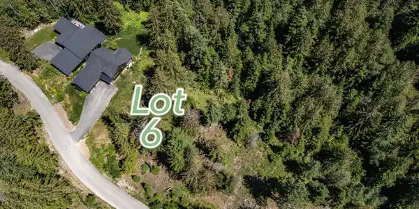 Image 2: Aerial Looking down Lot 6 White Cloud no