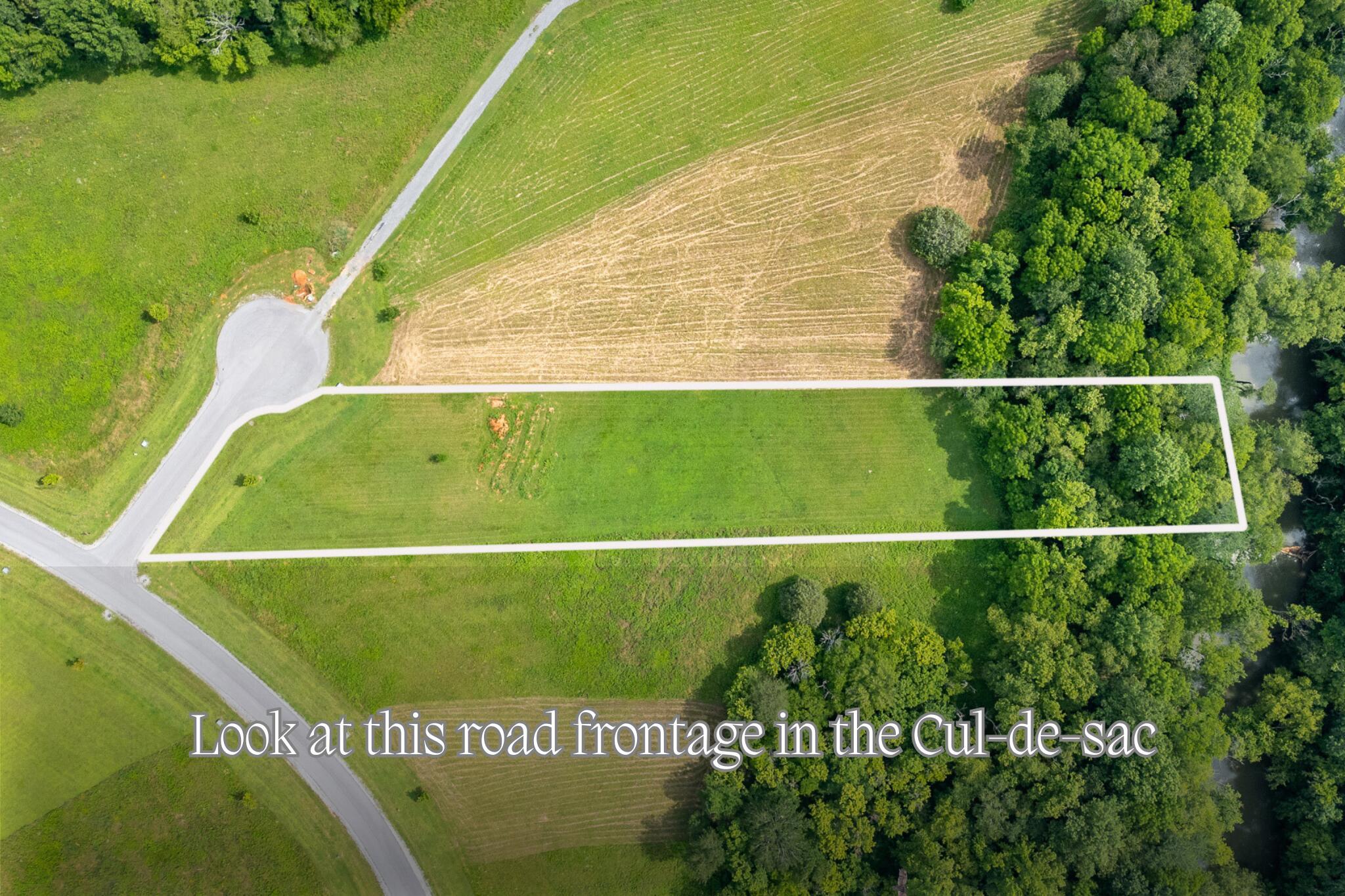 Image 3: Road Frontage in the Cul-de-sac
