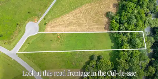 Image 3: Road Frontage in the Cul-de-sac