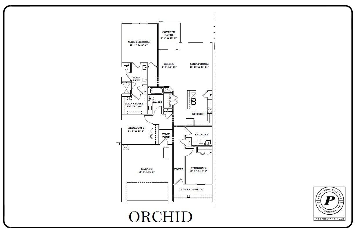 Image 3: 3 OB41 ORCHID PRES FLOOR PLAN