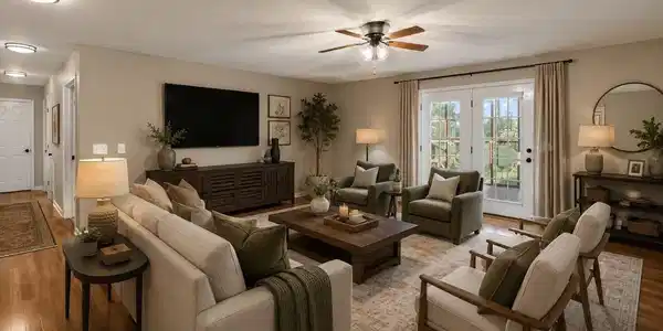 Image 3: Rosewood LR staged